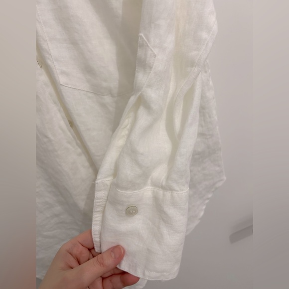 ZARA Linen shirt with Pockets XS - Picture 5 of 13